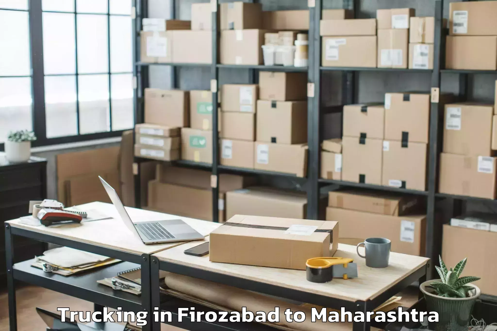 Reliable Firozabad to Jalgaon Jamod Trucking